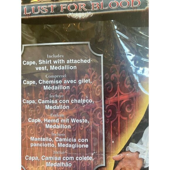 Halloween Vampire Adult Male Costume One Size - Picture 4 of 5